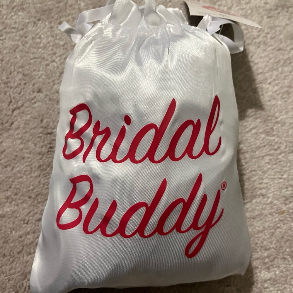 Bridal Buddy! Put under your bridal gown to help you go to the restroom!